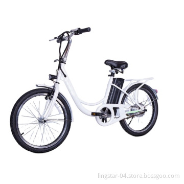 Bike elettrico ebike in bicicletta economica 36v 250 W Frame di alimentazione batteria di alimentazione Controllo della velocità a doppia sala connettori impermeabili